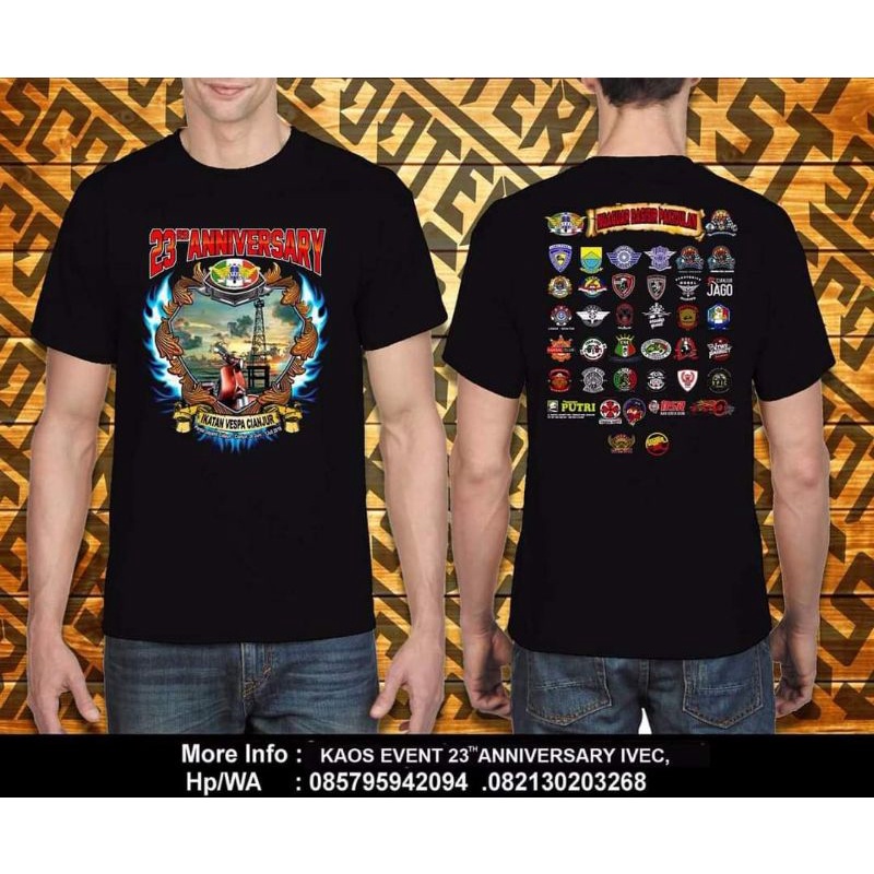 KAOS VESPA EVENT IVEC CIANJUR JAGO