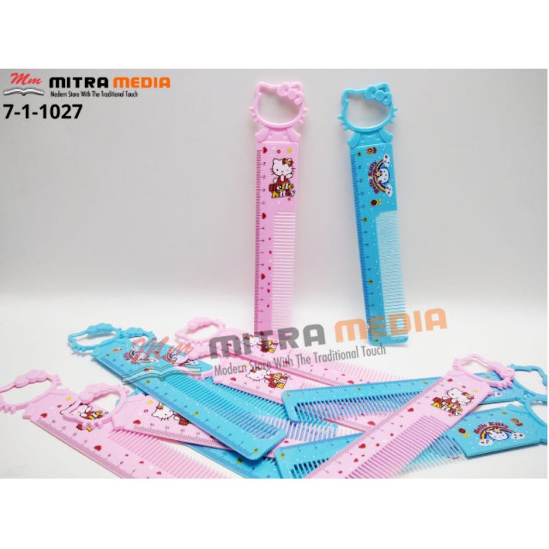 

PENGGARIS 15CM / GARISAN / ALAT UKUR BENTUK SISIR HELLO KITTY
