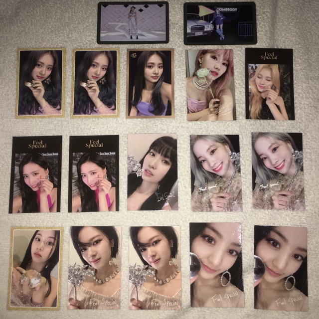 TWICE Feel Special Photocards PC Tzuyu, Sana, Momo, Jeongyeon, Jihyo, Dahyun, Chaeyoung