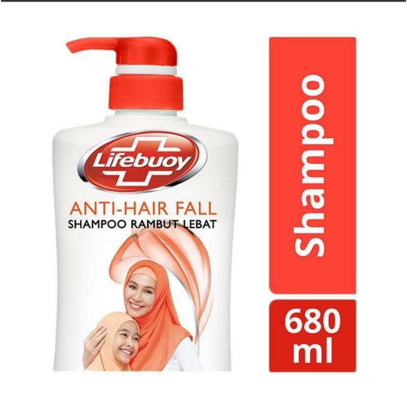 PROMO LIFEBUOY SHAMPOO PUMP 680 ML - ORIGINAL 100%
