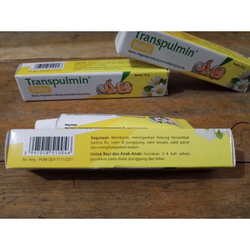 TRANSPULMIN BABY BALSAM 10G - ED 01/2026