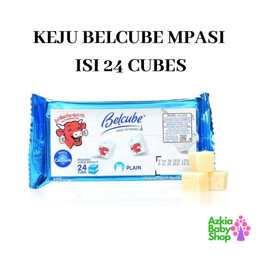 Keju Belcube Plain the Laughing Cow Keju bayi keju MPASI 24cubes