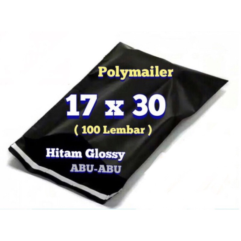 Plastik Online shop 17 x 30 cm polymailer isi 100 lmbr