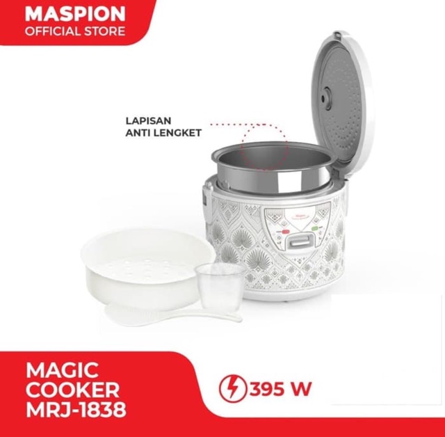 Maspion Magic Com MRJ-1838 (1.8 Liter) Rice Cooker / Penanak Nasi