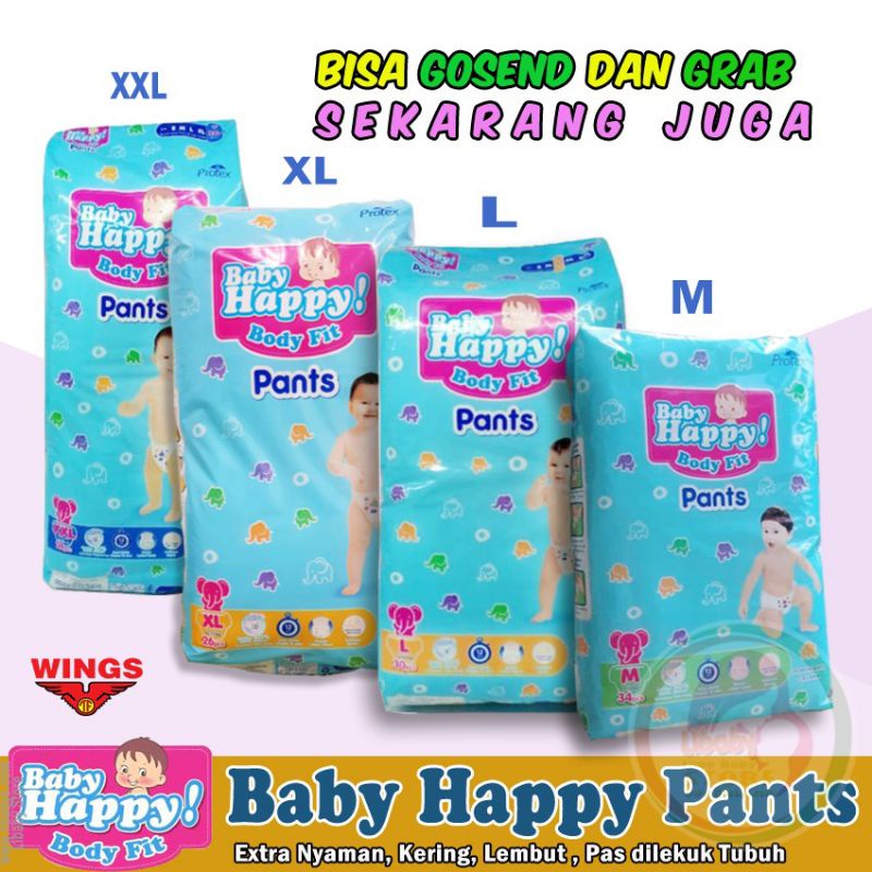 pempers baby happy pants s30   m34   l30   xl26   xxl24   sweety bronze s36   m34   l32   xl   xxl