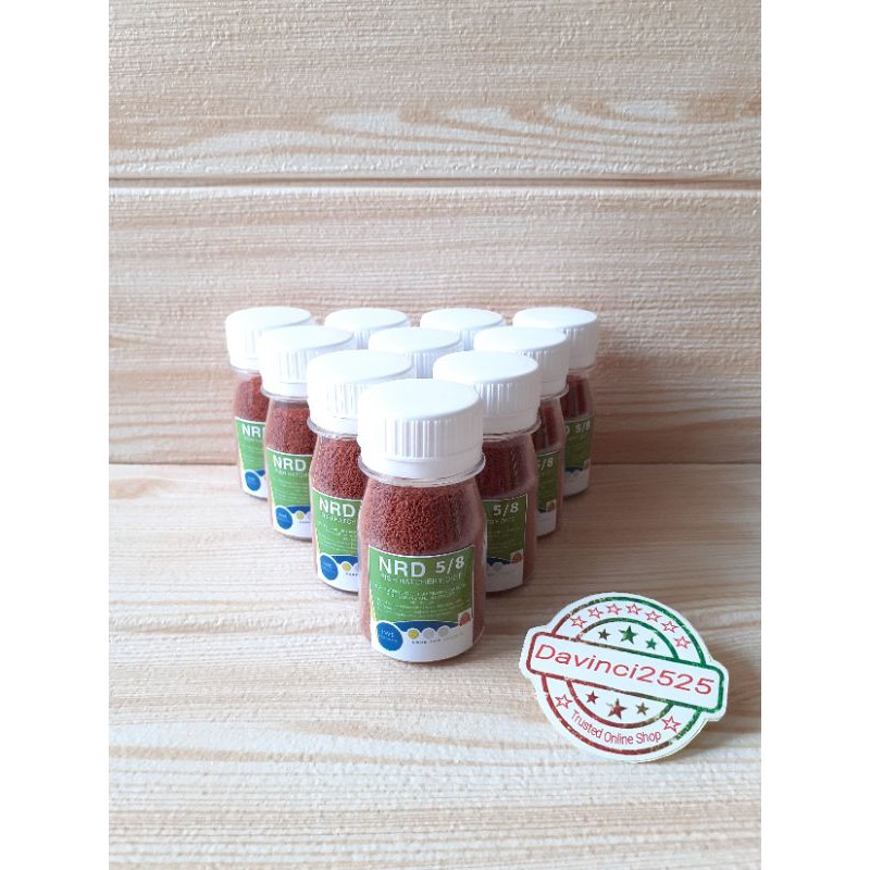 Pelet NRD 500 800 / Pelet ikan / pakan ikan cupang / pakan ikan hias / makanan ikan guppy / NRD 20gr