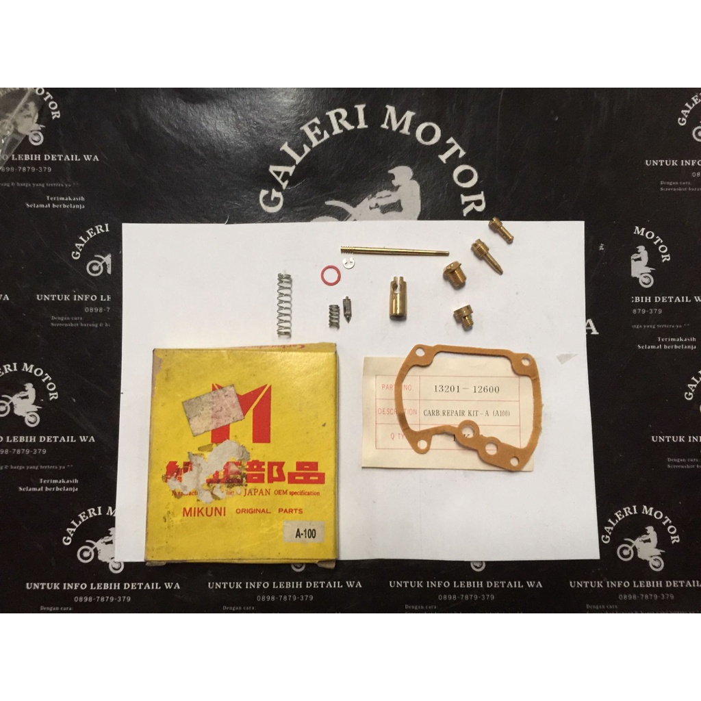 REPAIRKIT CARBURATOR KARBURATOR SUZUKI A 100  A100 (stock lawas) MIKUNI JAPAN OEM Kualitas O.K repai