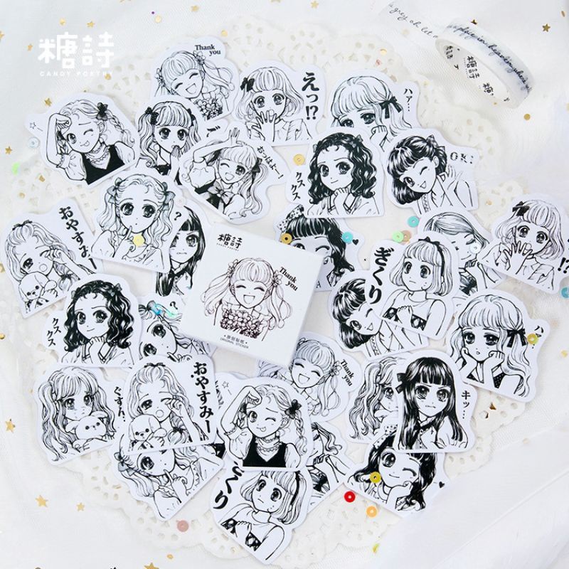 

[1 pcs] Sticker Kawaii Japan Aesthetic vintage | Stiker untuk Tumblr / Dekorasi / Deco / Scrapbook / Jurnal / Diary / Bujo / DIY / HP / Laptop