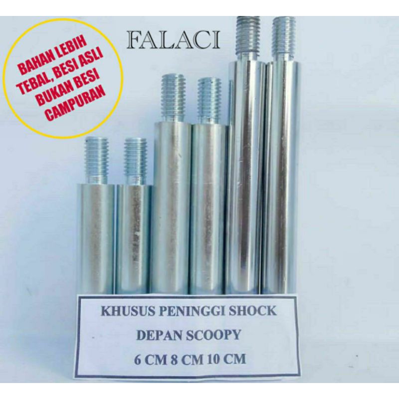 Terlaris peninggi shock depan motor matic honda scoopy pangkon suling sulingan sambungan new old C