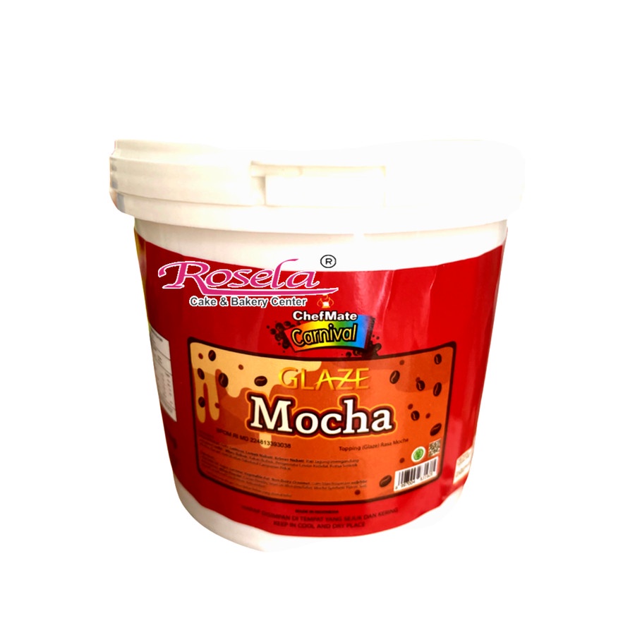 ChefMate Carnival GLAZE Mocha 1 Kg Glaze Moka