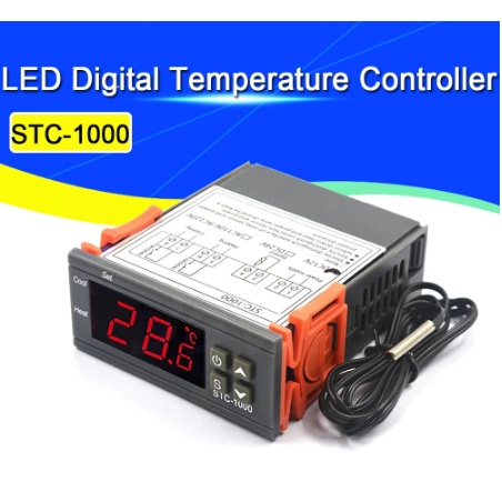 Thermostat Termostat Digital STC1000 STC-1000 STC 1000 Temperature Control Controller Suhu Mesin Tetas