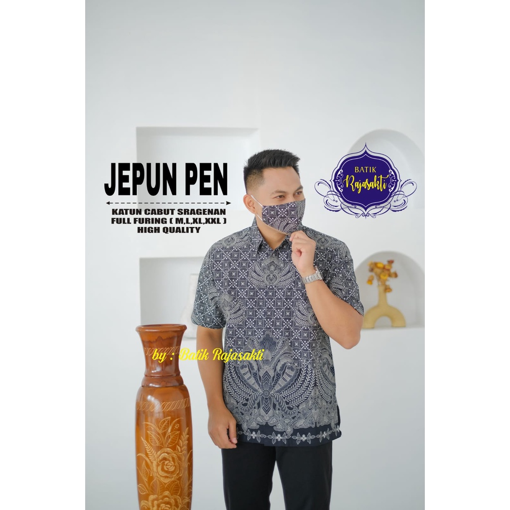 JEPUN KEMEJA BATIK SOLO PRIA LENGAN PENDEK LAPIS FURING ATASAN BATIK PREMIUM MODERN KATUN HALUS  BAHUWIRYA  BANAMITRA BANAMITRA PUTIH BANGSAWAN BAYU PUTRA BERLIAN BIRU BHARATAYUDA BIMASENA BIRENDRA BIRU INDAH BRAHMAKERTA BRAHMAKERTA MERAH BUDIDRAWA BULANA