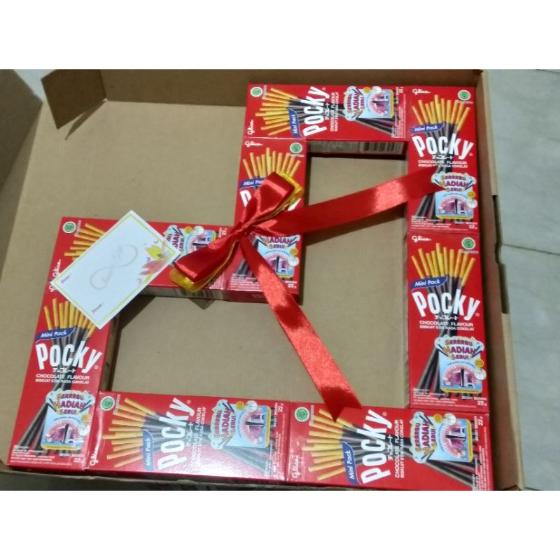 

Pocky with Love. Pocky Love. Isi 8box @21 gr. Hadiah ultah, Kado Ultah