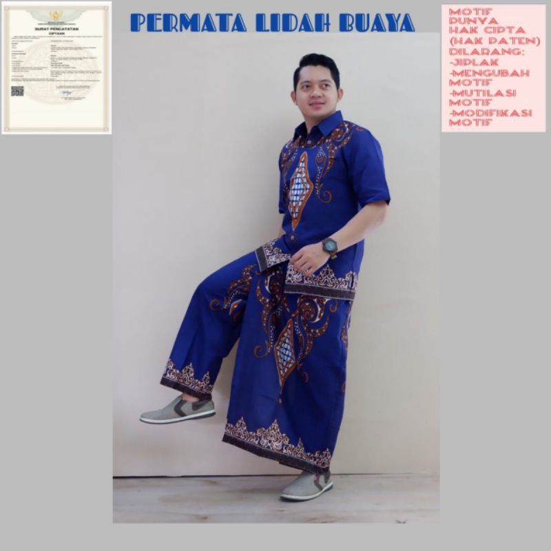 setelan Koko celana sarung