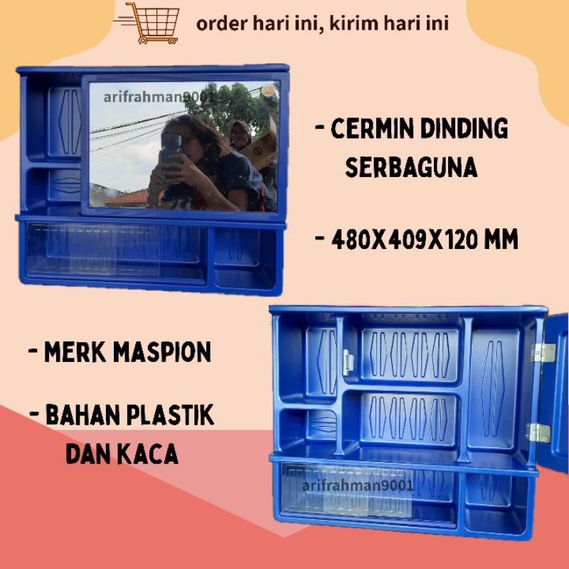 Miror Cabinet Kaca Kamar Mandi Rak Kamar Mandi Maspion