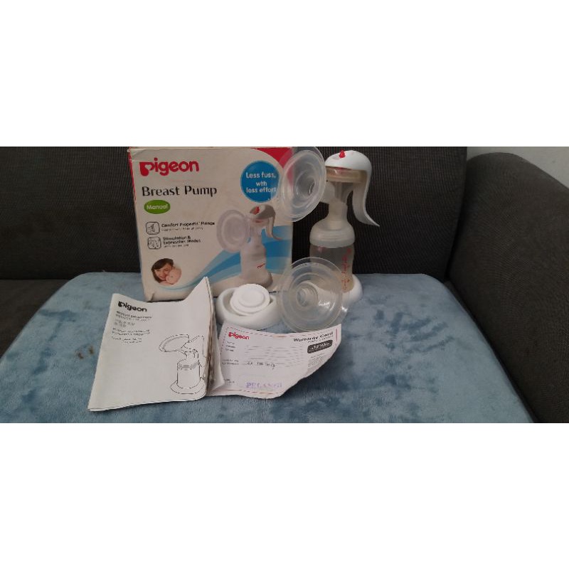 Preloved Murah meriah Pompa Asi Manual Pigeon Breast pump pigeon manual