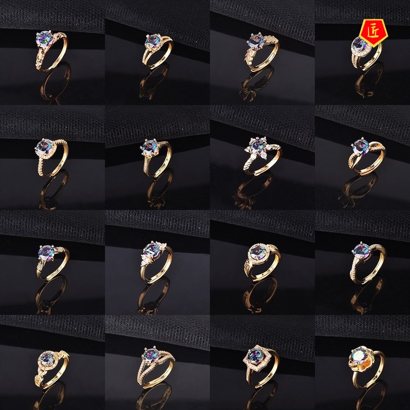 [Ready Stock]Creative Moissanite Star Crown Ring