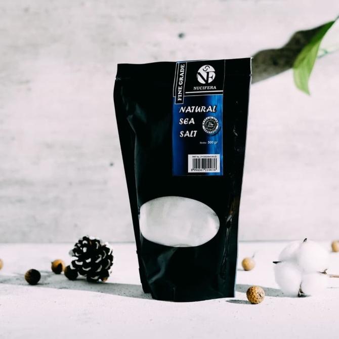 

[[COD]] NUCIFERA - PREMIUM SEASALT FINE 500GR KOMPLIT Kode 322