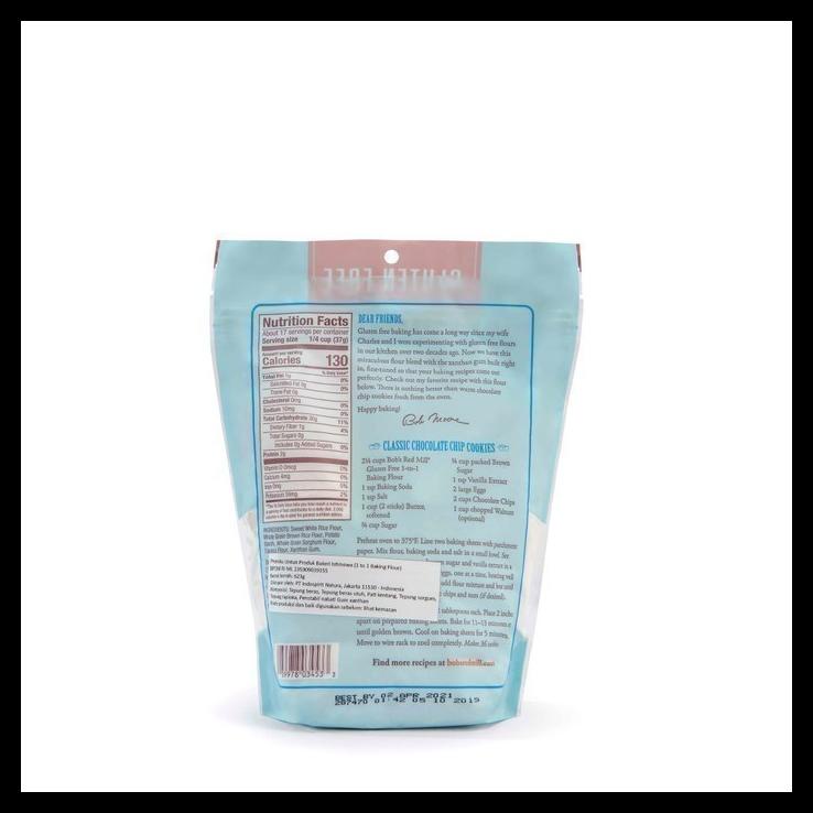

TERBARUU!! Bob's Red Mill Gluten Free 1-To-1 Baking Flour 623 gr | Tepung Vegan PROMO