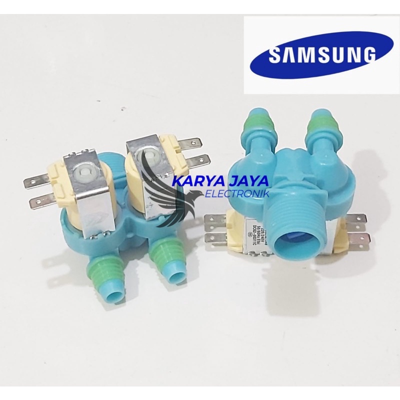 Water Inlet selenoid mesin cuci samsung cabang 2 DC62V-00311C / selenoid samsung Double