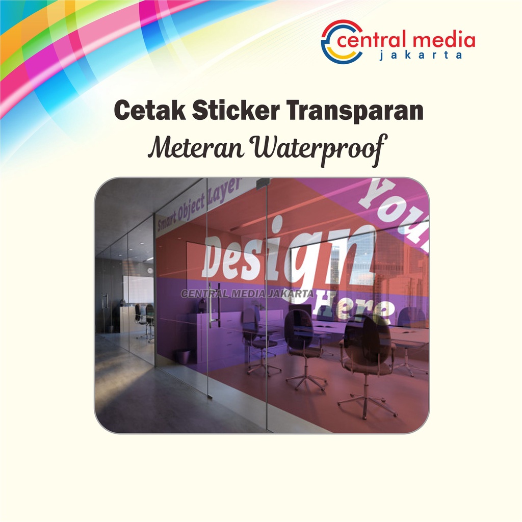 

Cetak Sticker Transparan Meteran Stiker Kaca Kantor Toko Rumah Mobil