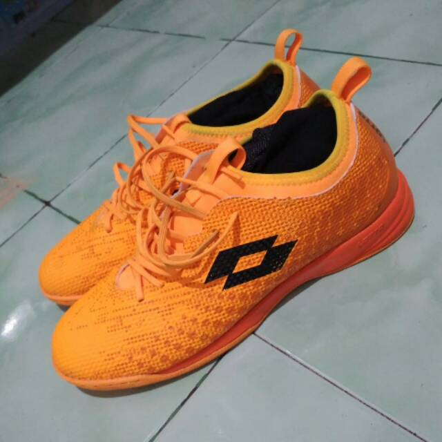 LOTTO SPARK FUTSAL ORANGE BLACK