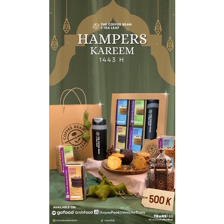 [BestSeller] Hampers Kue Isi 4 box + Tumbler untuk Lebaran Idul Fitri Gift Set Cookies The Coffee Be