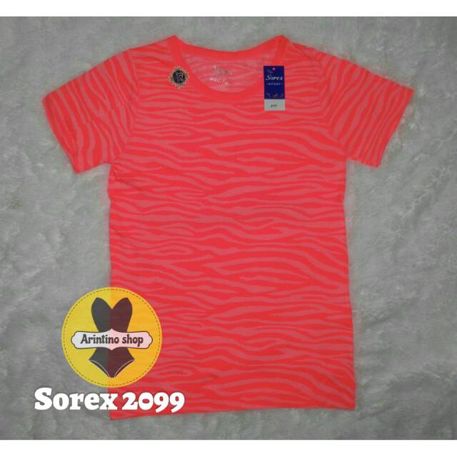 Baju Sport Sorex 2099 Oblong Sport | Baju Olahraga Senam Baju Fitnes | Baju Sport Lengan |