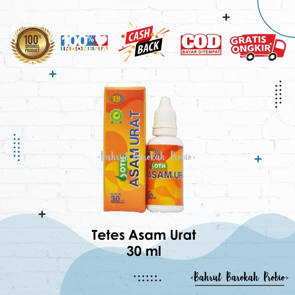 

Tetes Asam Urat Probiotik Bio TH