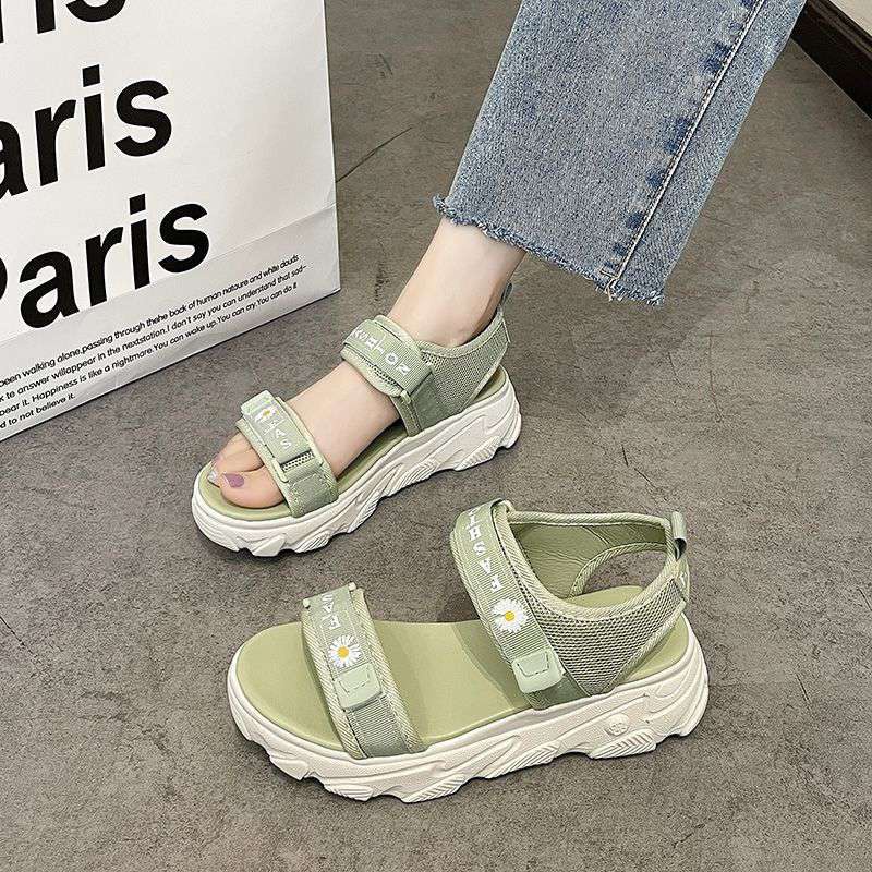 BS / Sepatu Sandal Wedges Wanita Import Premium S-08