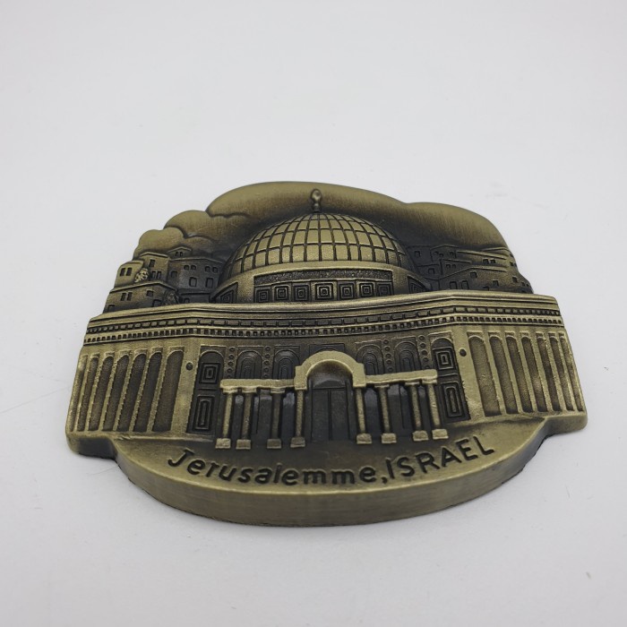 3D LOGAM Souvenir Negara magnet Kulkas Tempelan Jerusalem Israel