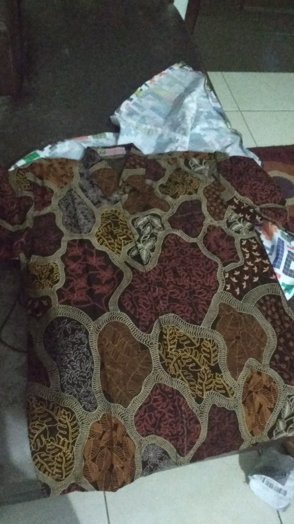 Kemeja Batik Prabu Bahan Katun Baturaden Reguler Fit B382