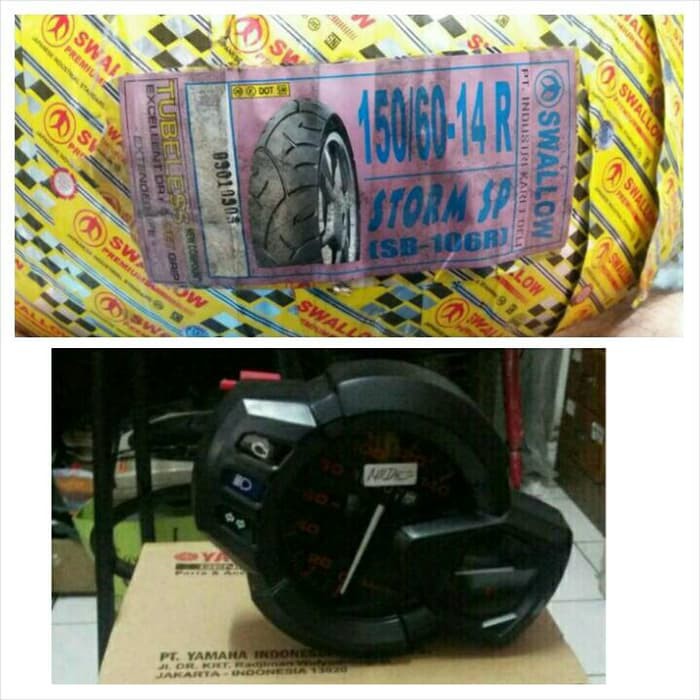 km xride ori dan ban swallow 150 60 14. HAM