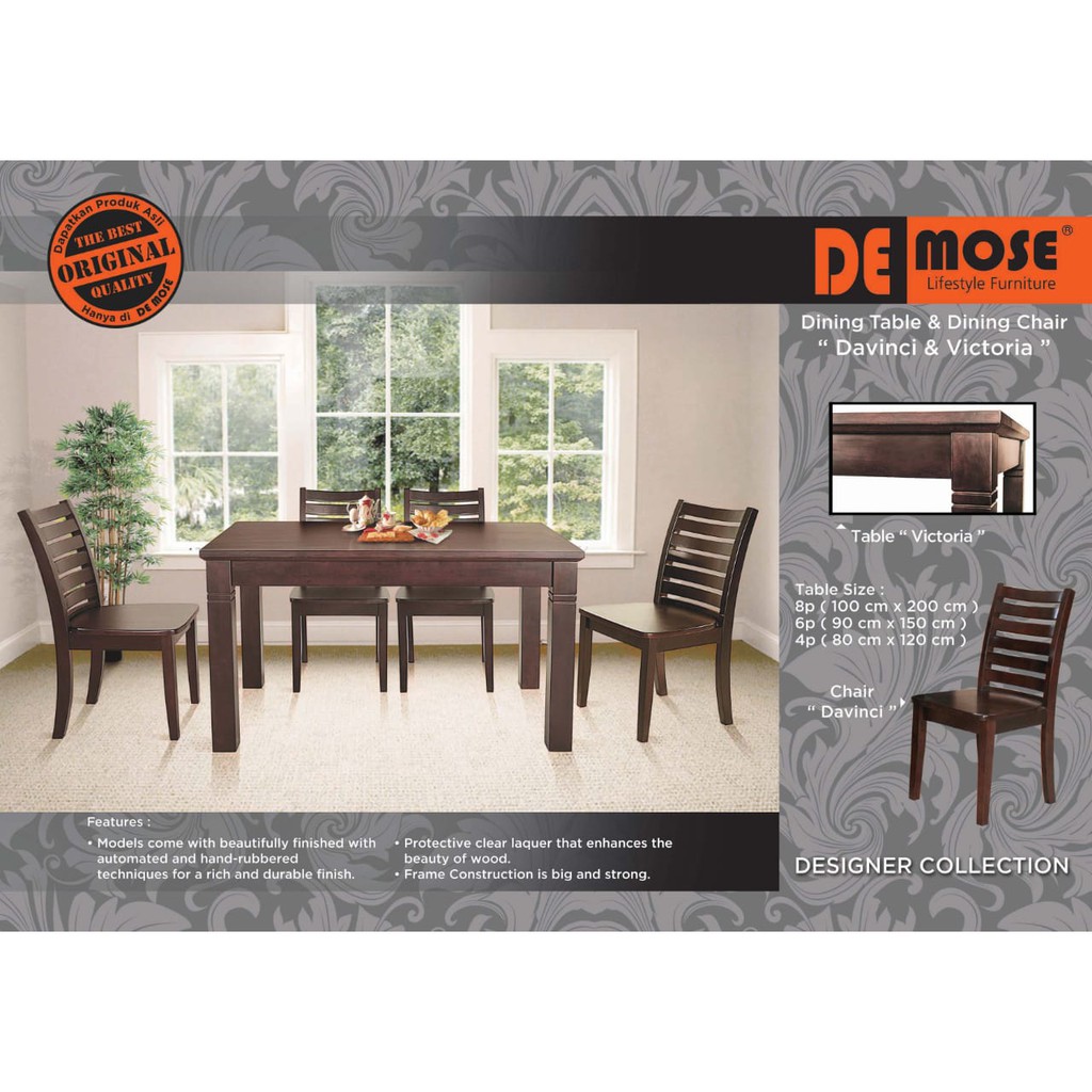 Dining Set DeMose DaVinci x Victoria