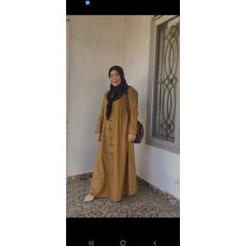 Gamis Dinas Pemda/Pns/Khaki/Gamis Toyobo Fodu Premium/Tangan Resleting(Manset) Ready S,M,L,Xl,Xxl