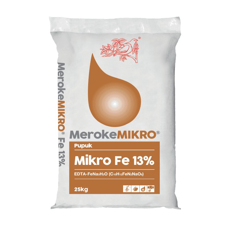 Meroke Mikro Fe EDTA 500 gr - Nutrisi Mikro Besi Hidroponik Grade