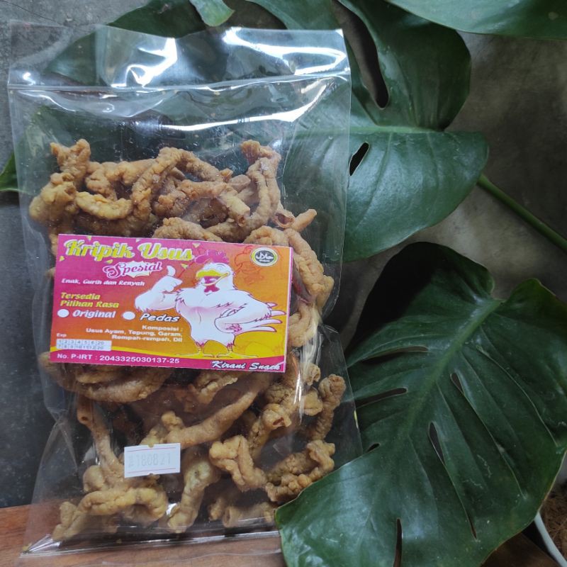 

Keripik usus ayam super crispy