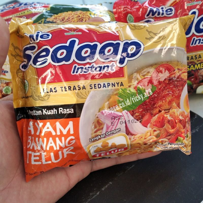 

Paket 5 Mie Instan Kuah Rasa Ayam Bawang Telur 73gr