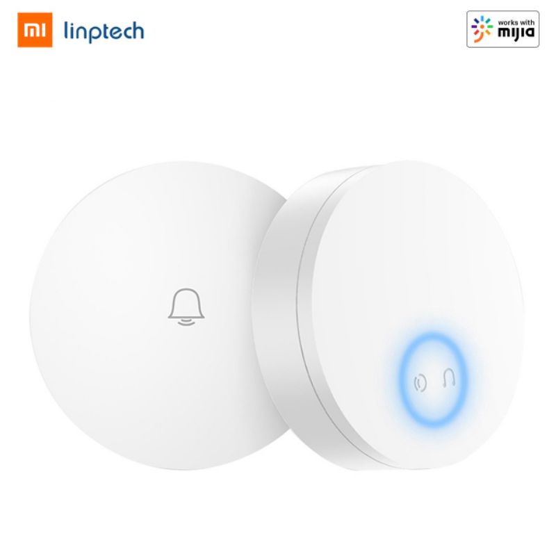 Xiaomi Linptech Smart WIFI Wireless Doorbell Bel Rumah Tanpa Baterai