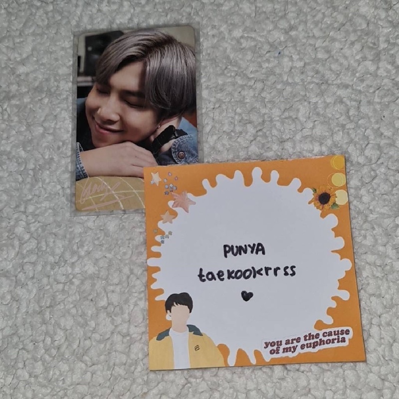 BTS x Samsung S20+ Photocard Kim Namjoon (RM Samsung PC) (PC Samsung)