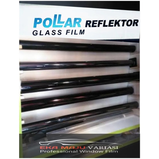 Kaca Film Mobil Riben Merek Polar Reflektor Kwalitas Super