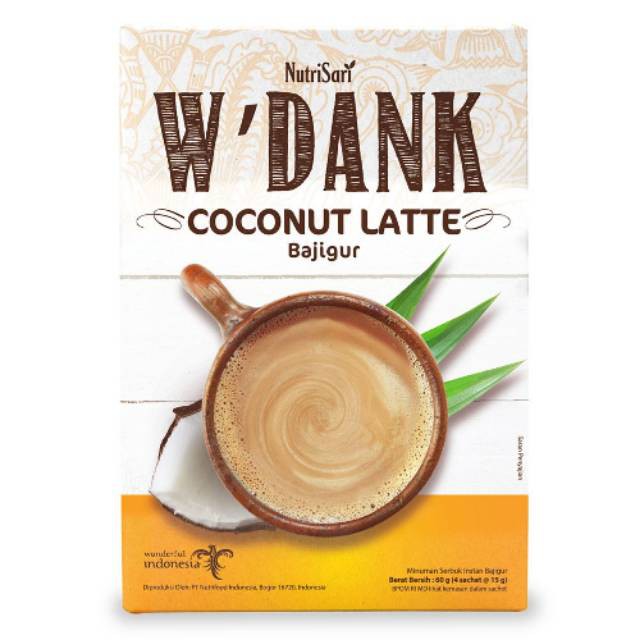 

NUTRISARI W'DANK BAJIGUR COCONUT LATTE ISI 4 SACHET