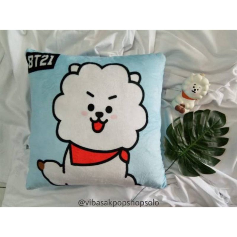 Bantal Sofa Bantal Kursi Bt21 Bts Bantal santai ukuran 40x40 cm
