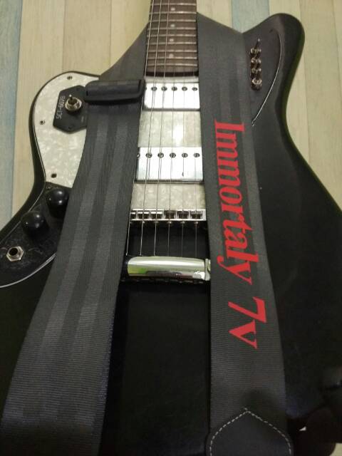 Strap Sabuk Gitar Custom / Request Nama Bisa Satuan