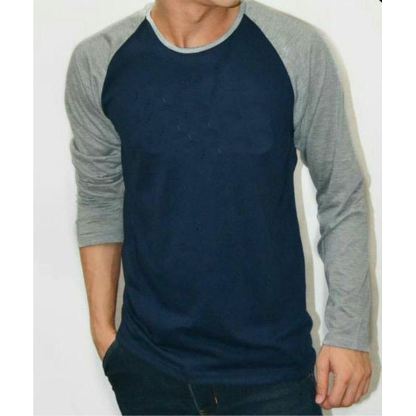 Kaos Raglan  Polos Lengan Panjang