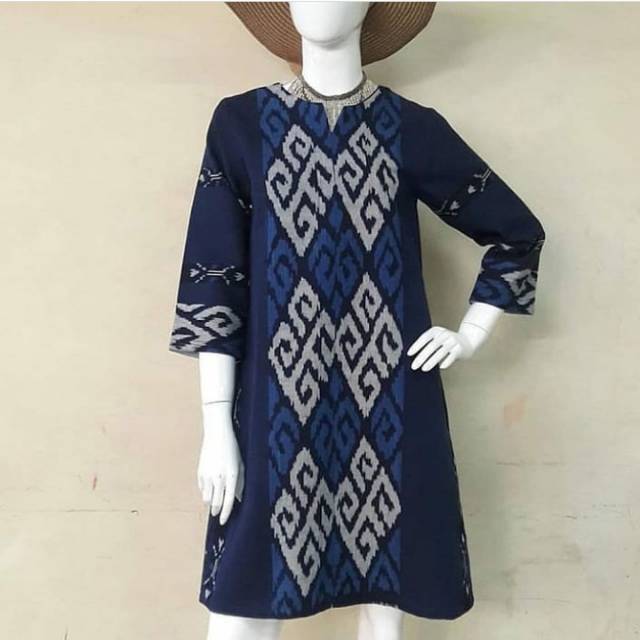 Dress Tenun Ikat etniq ATBM DRE51HW