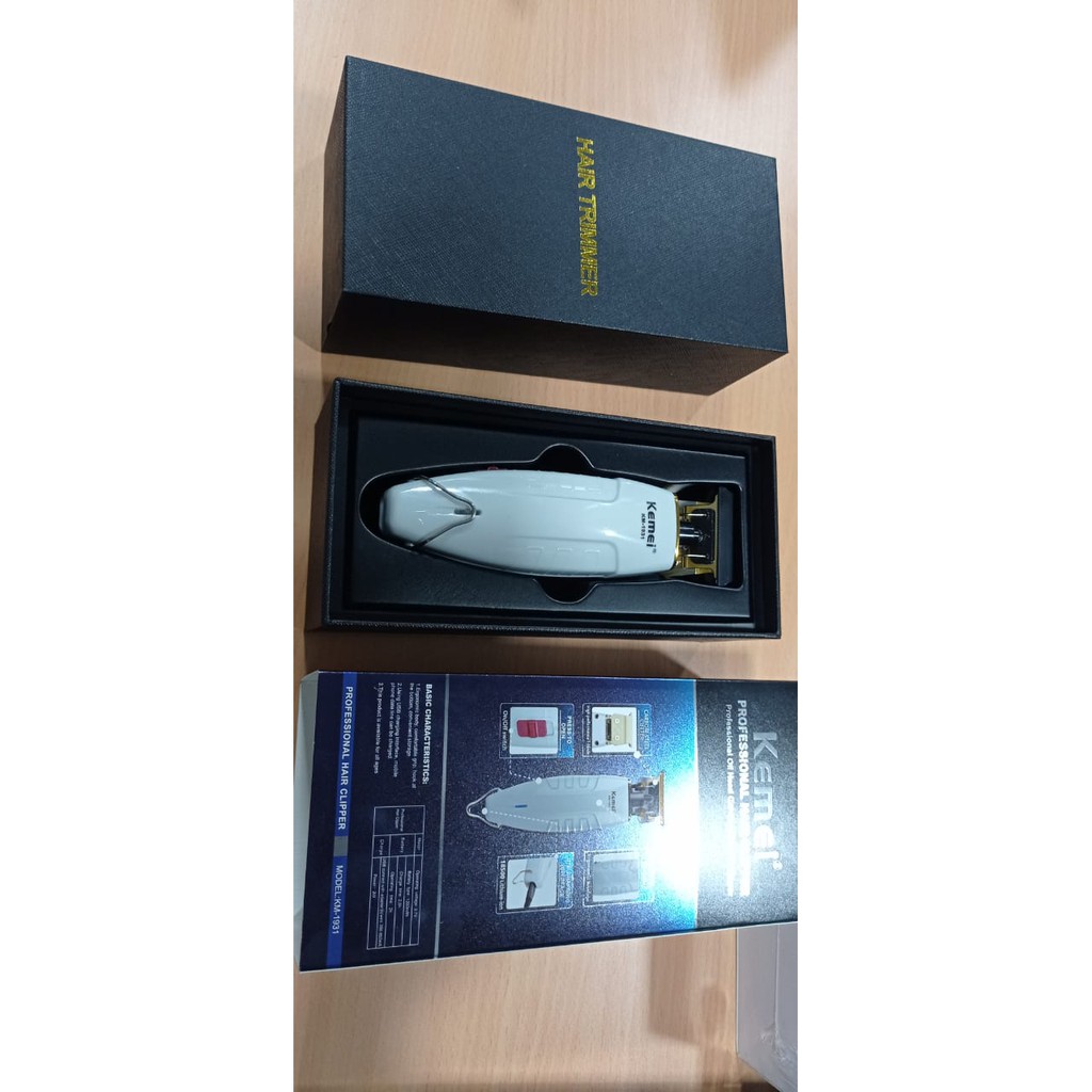 Alat Cukur Original Termurah Kemei Km-1931 Alat Cukur Jenggot / Kumis T-Outliner Profesional KM 1931