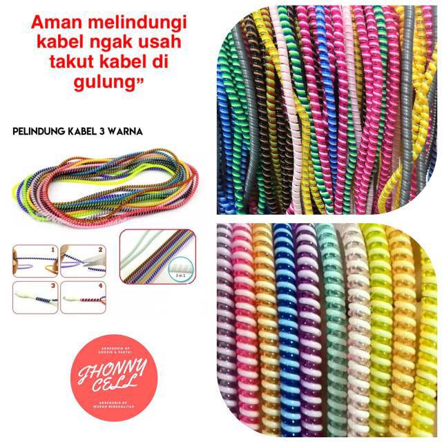 (JC) PELINDUNG KABEL CHARGER HEADSET PRODUK SESUAI DIGAMBAR