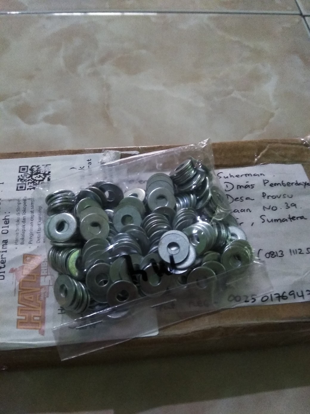 100 Pcs Ring Plat Flat Washer M3 M 3