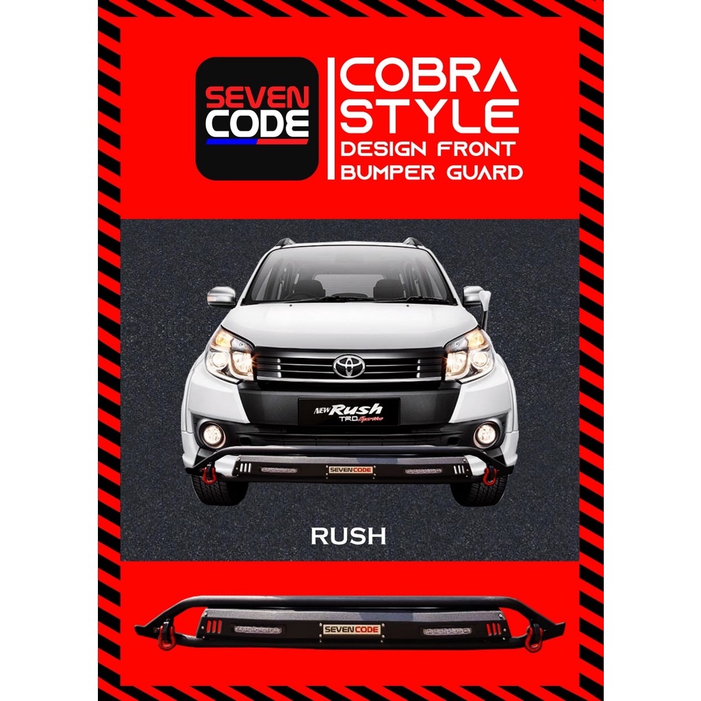 TANDUK DEPAN RUSH LAMA MODEL COBRA BUMPER DEPAN RUSH LAMA MODEL COBRA